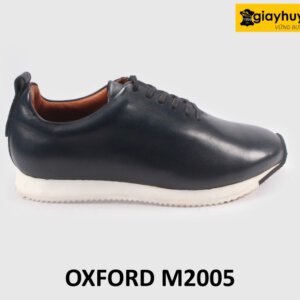 Giày da thể thao nam oxford đế bằng sneaker M2005 001