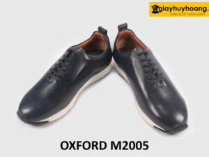 Giày da thể thao nam oxford đế bằng sneaker M2005 005