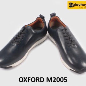 Giày da thể thao nam oxford đế bằng sneaker M2005 005