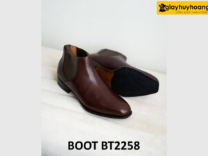 Giày da chelsea boot cổ thấp đẹp sang trọng BT2258 004