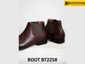 Giày da chelsea boot cổ thấp đẹp sang trọng BT2258 003