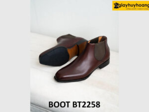 Giày da chelsea boot cổ thấp đẹp sang trọng BT2258 002