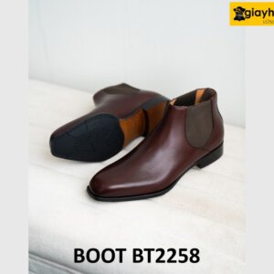 Giày da chelsea boot cổ thấp đẹp sang trọng BT2258 002