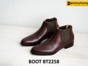 Giày da chelsea boot cổ thấp đẹp sang trọng BT2258 001