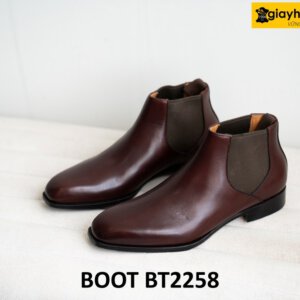 Giày da chelsea boot cổ thấp đẹp sang trọng BT2258 001