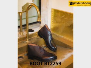 Giày da cổ thấp buộc dây nam chukka Boot BT2259 004