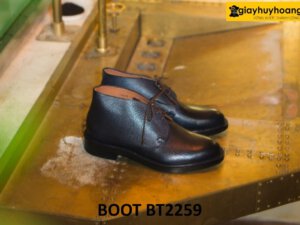 Giày da cổ thấp buộc dây nam chukka Boot BT2259 001