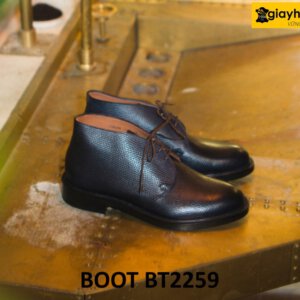 Giày da cổ thấp buộc dây nam chukka Boot BT2259 001