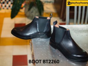 Giày da nam bền bỉ chelsea boot cổ thấp BT2260 005
