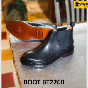 Giày da nam bền bỉ chelsea boot cổ thấp BT2260 004
