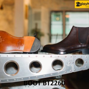 Giày da nam bền bỉ chelsea boot cổ thấp BT2260 003