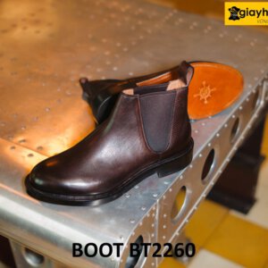 Giày da nam bền bỉ chelsea boot cổ thấp BT2260 002