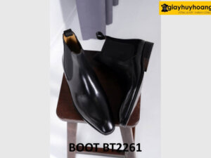 Giày da nam phong cách đẹp ngầu chelsea boot BT2261 005