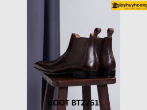 Giày da nam phong cách đẹp ngầu chelsea boot BT2261 004