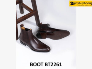 Giày da nam phong cách đẹp ngầu chelsea boot BT2261 003
