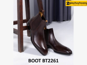Giày da nam phong cách đẹp ngầu chelsea boot BT2261 002
