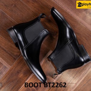 Giày da nam trẻ trung đế khâu bền bỉ chelsea boot BT2262 005