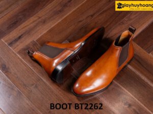 Giày da nam trẻ trung đế khâu bền bỉ chelsea boot BT2262 004