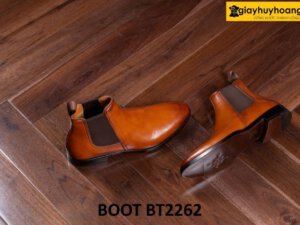 Giày da nam trẻ trung đế khâu bền bỉ chelsea boot BT2262 003