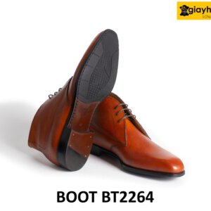 Giày da nam dập vân sọc da epsom chukka Boot BT2264 005