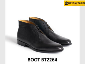 Giày da nam dập vân sọc da epsom chukka Boot BT2264 002