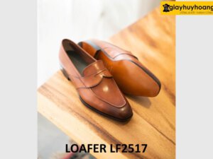 Giày da lười nam màu bò cao cấp chính hãng loafer LF2517 004