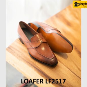 Giày da lười nam màu bò cao cấp chính hãng loafer LF2517 004