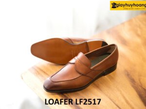 Giày da lười nam màu bò cao cấp chính hãng loafer LF2517 002