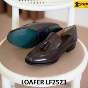 Giày lười nam có chuông màu nâu cà phê Loafer LF2523 003