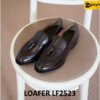 Giày lười nam có chuông màu nâu cà phê Loafer LF2523 001