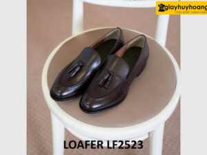 Giày lười nam có chuông màu nâu cà phê Loafer LF2523 001
