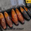 Giày lười nam đế da khâu chỉ cao cấp loafer LF2527 001
