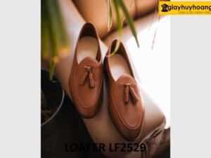 Giày da hạt nam chống nhăn giày lười Loafer LF2529 005
