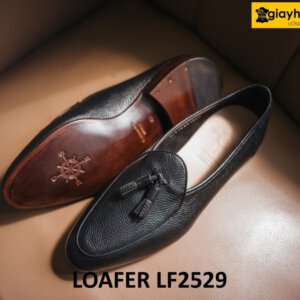 Giày da hạt nam chống nhăn giày lười Loafer LF2529 004