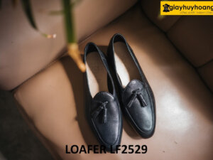 Giày da hạt nam chống nhăn giày lười Loafer LF2529 003