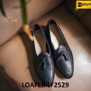 Giày da hạt nam chống nhăn giày lười Loafer LF2529 003