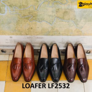 Giày lười nam có chuông cá tính cao cấp Loafer LF2532 001