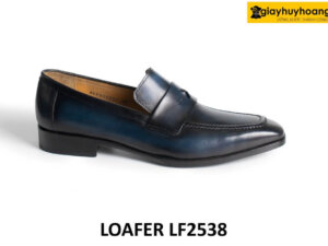 Giày lười nam cao cấp mũi vuông nhọn Loafer LF2538 003