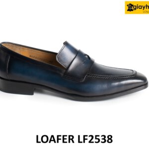Giày lười nam cao cấp mũi vuông nhọn Loafer LF2538 003