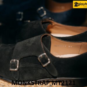 Giày da bò lộn nam trẻ trung đẹp Monkstrap MT2121 002