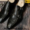 Giày da cá sấu hai khóa sang trọng Monkstrap MT2122 001