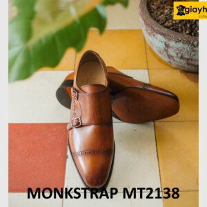 Giày da nam không dây monkstrap công sở MT2138 004