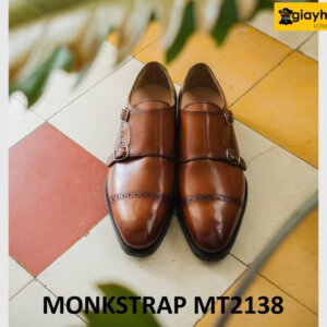 Giày da nam không dây monkstrap công sở MT2138 001