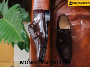 Giày da nam trẻ trung thời trang đẹp monkstrap MT2140 004
