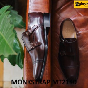 Giày da nam trẻ trung thời trang đẹp monkstrap MT2140 004