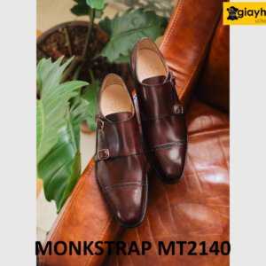 Giày da nam trẻ trung thời trang đẹp monkstrap MT2140 001