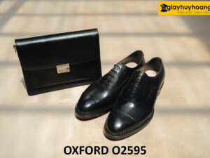 Giày da Oxford nam cổ điển cấu tạo cao cấp O2595 001