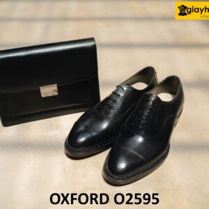 Giày da Oxford nam cổ điển cấu tạo cao cấp O2595 001