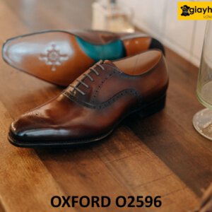 Giày Oxford nam công sở đục lỗ mũi giày brogues O2596 004