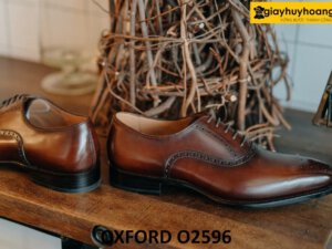 Giày Oxford nam công sở đục lỗ mũi giày brogues O2596 003